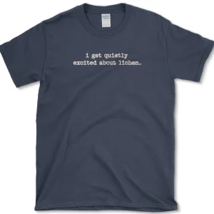 excited about lichen t shirt essential tees s navy essential tees lichen enthusiast tee essential tees 1256619869