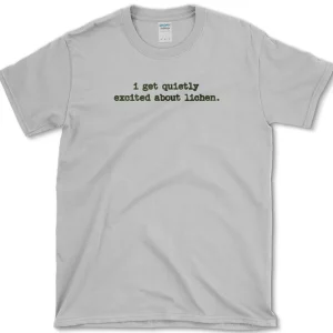 excited about lichen t shirt essential tees s sport grey essential tees lichen enthusiast tee essential tees 1256619860