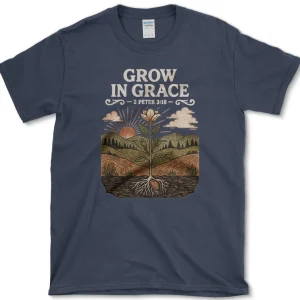 grow in grace t shirt essential tees s navy essential tees grow in grace essential tees christian apparel 1256619848