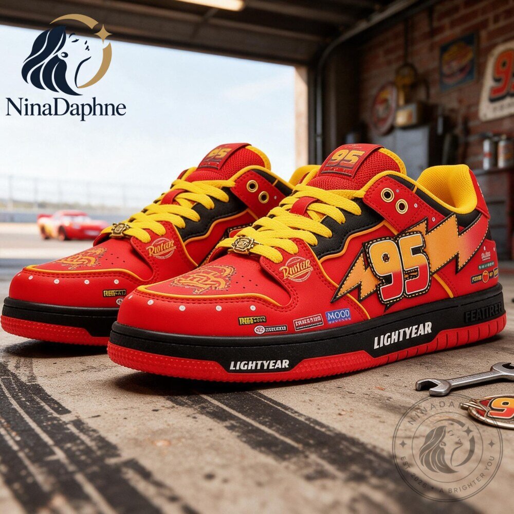 Cars 20th Anniversary McQueen Custom Sneakers