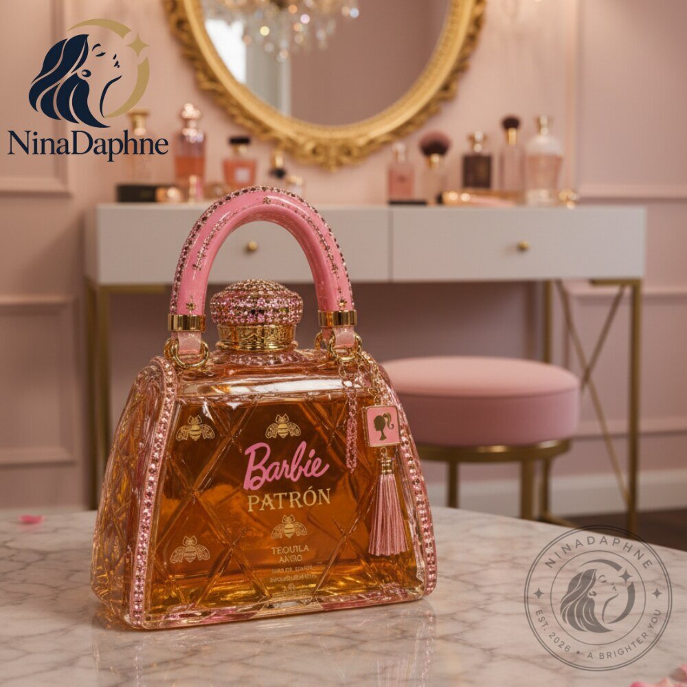 Barbie x Patron Pink Tequila Anejo Decanter