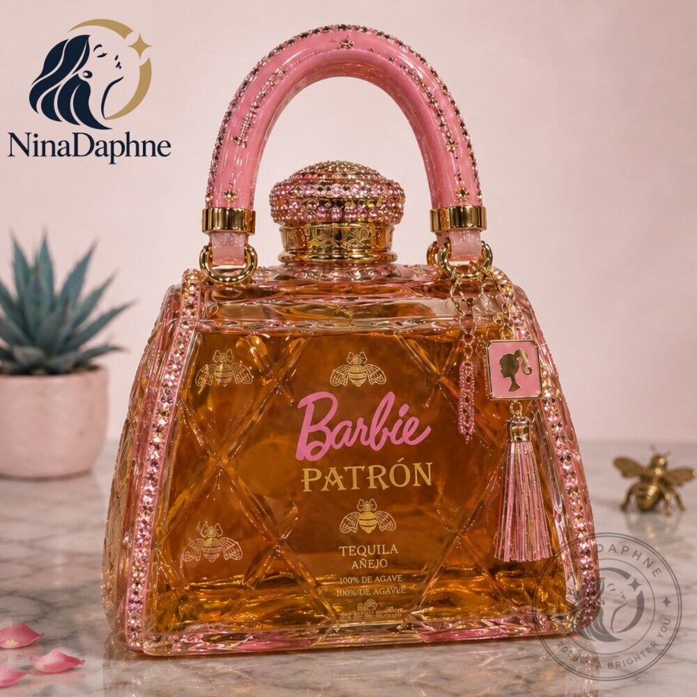 Barbie x Patron Pink Tequila Anejo Decanter 10 Barbie x Patron Pink Tequila Anejo Decanter