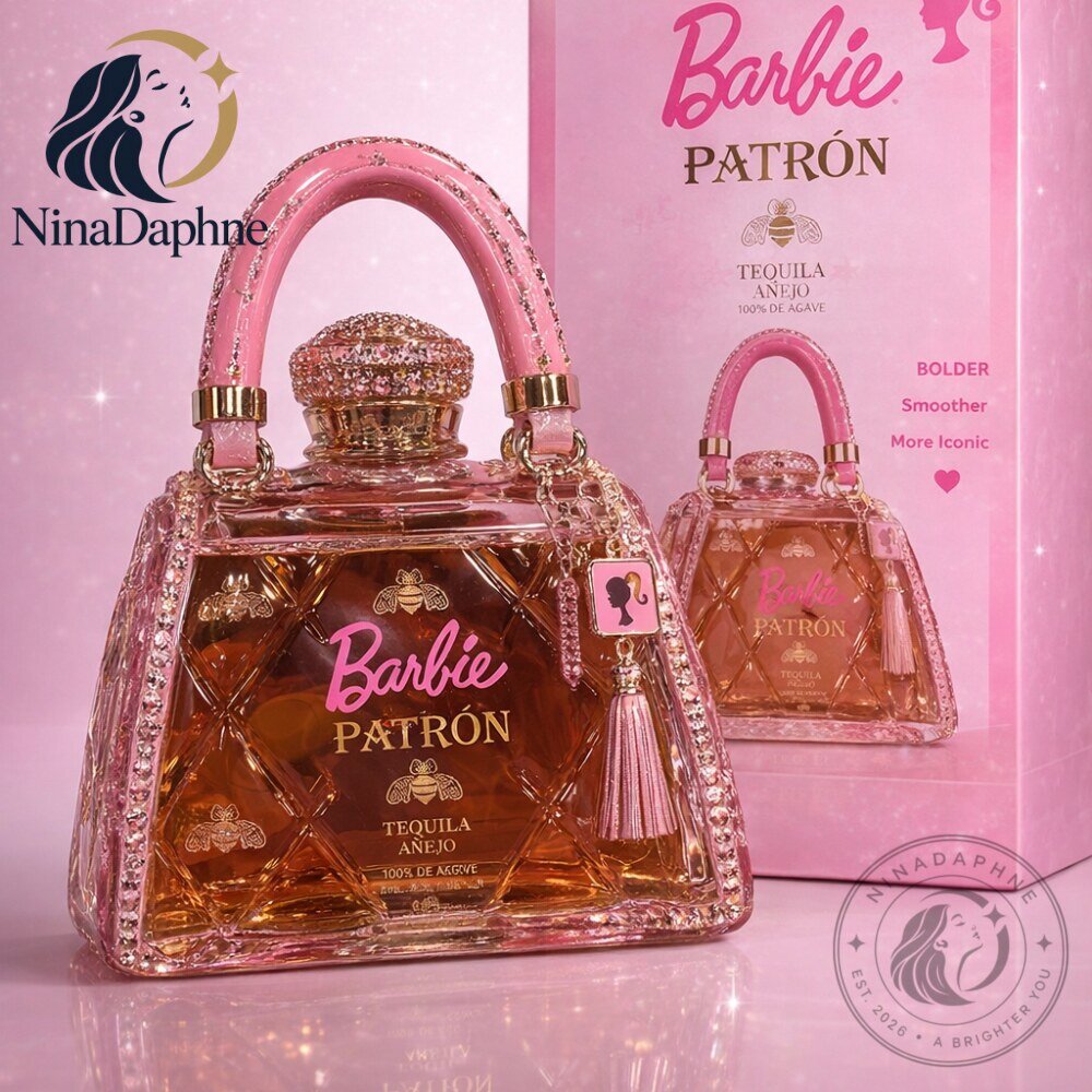 Barbie x Patron Pink Tequila Anejo Decanter 11 Barbie x Patron Pink Tequila Anejo Decanter