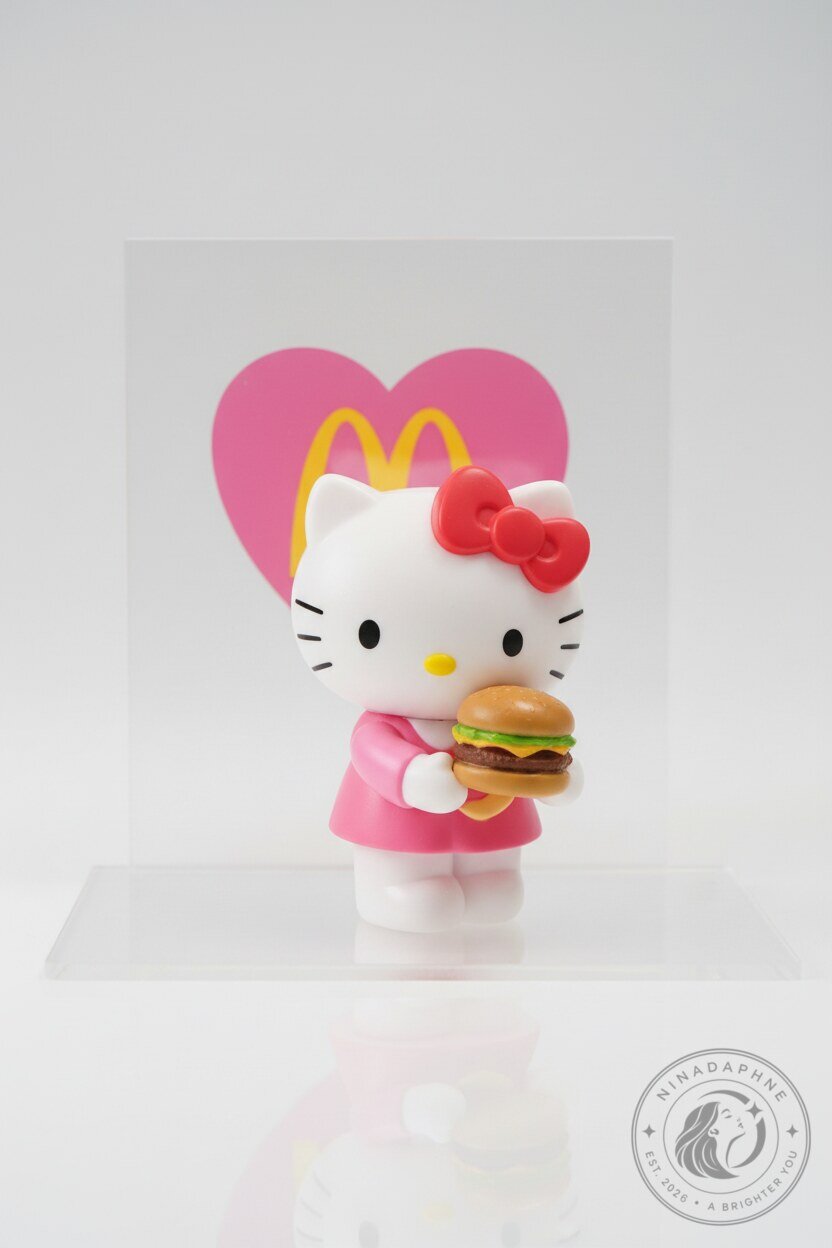 Hello Kitty x McDonald's Cheeseburger Collection Collectible Figure