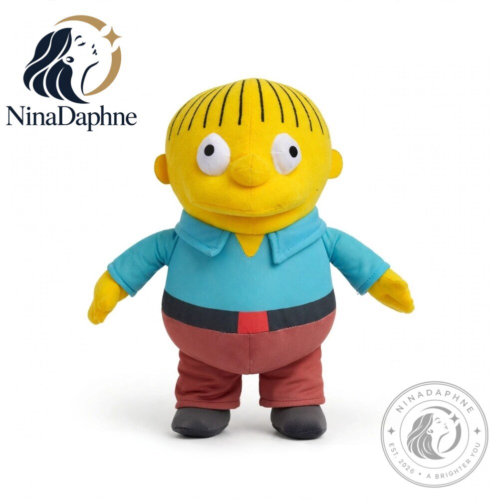 Ralph Wiggum Plush Toy The Simpsons Soft Stuffed Doll Collectible