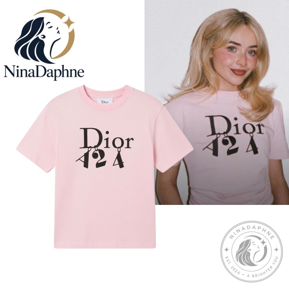 Dior 24 Pink T Shirt Sabrina Carpenter Inspired Graphic Tee