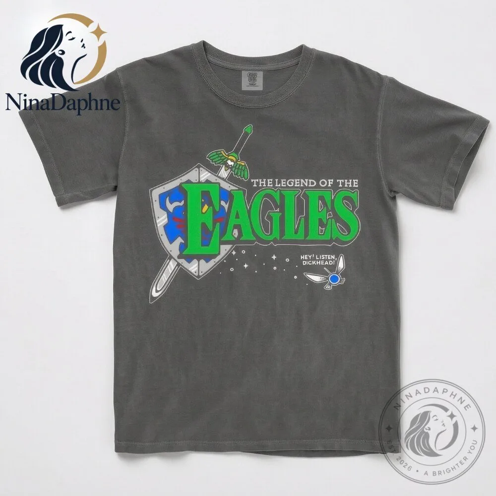 Philadelphia Eagles x The Legend of Zelda Graphic T Shirt 8 Philadelphia Eagles x The Legend of Zelda Graphic T Shirt