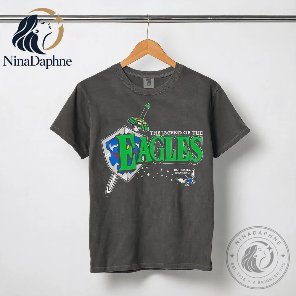 Philadelphia Eagles x The Legend of Zelda Graphic T Shirt 9 Philadelphia Eagles x The Legend of Zelda Graphic T Shirt