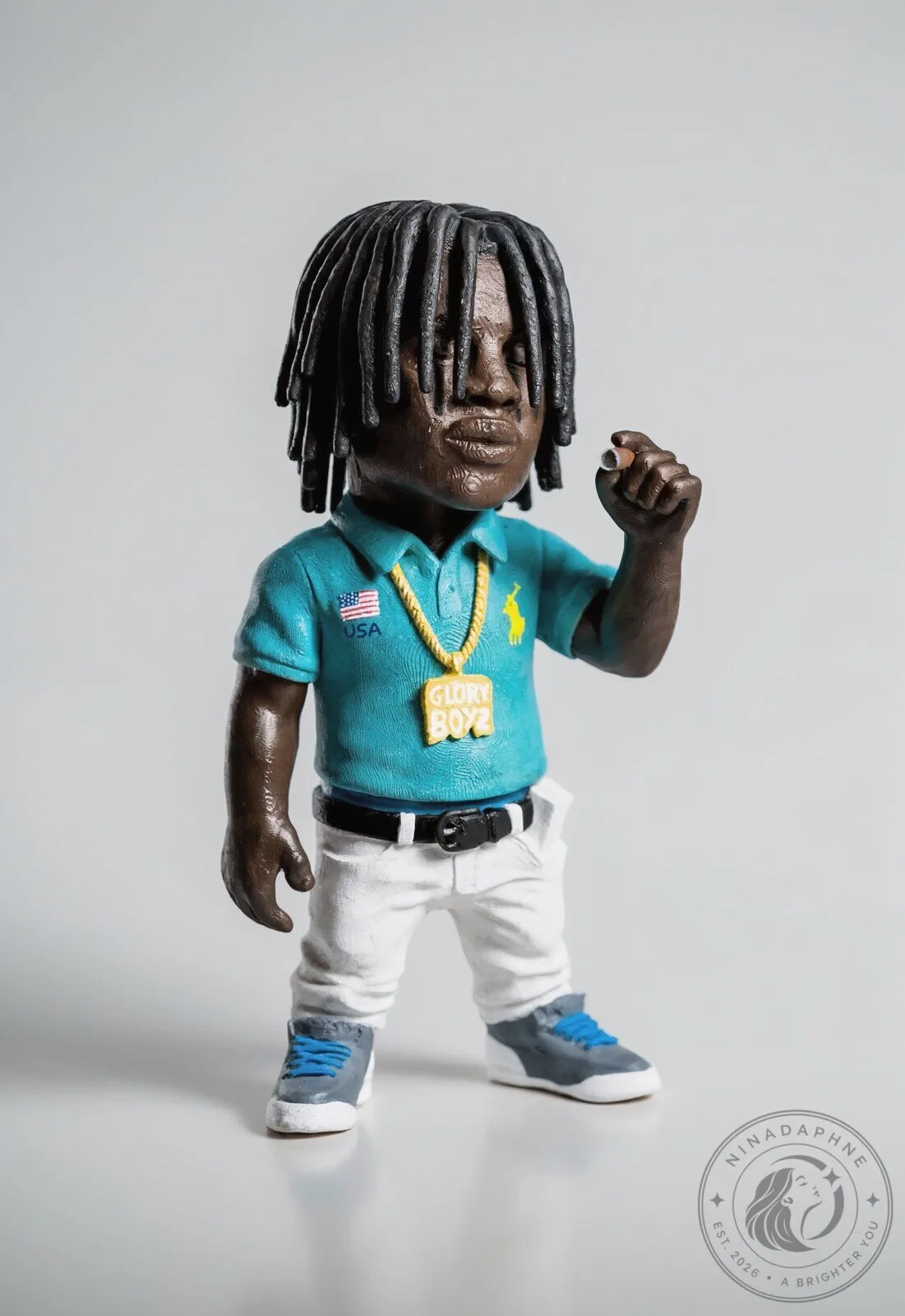 Chief Keef Incense Burner Figure Glory Boyz Smoking Man 11 Chief Keef Incense Burner Figure Glory Boyz Smoking Man