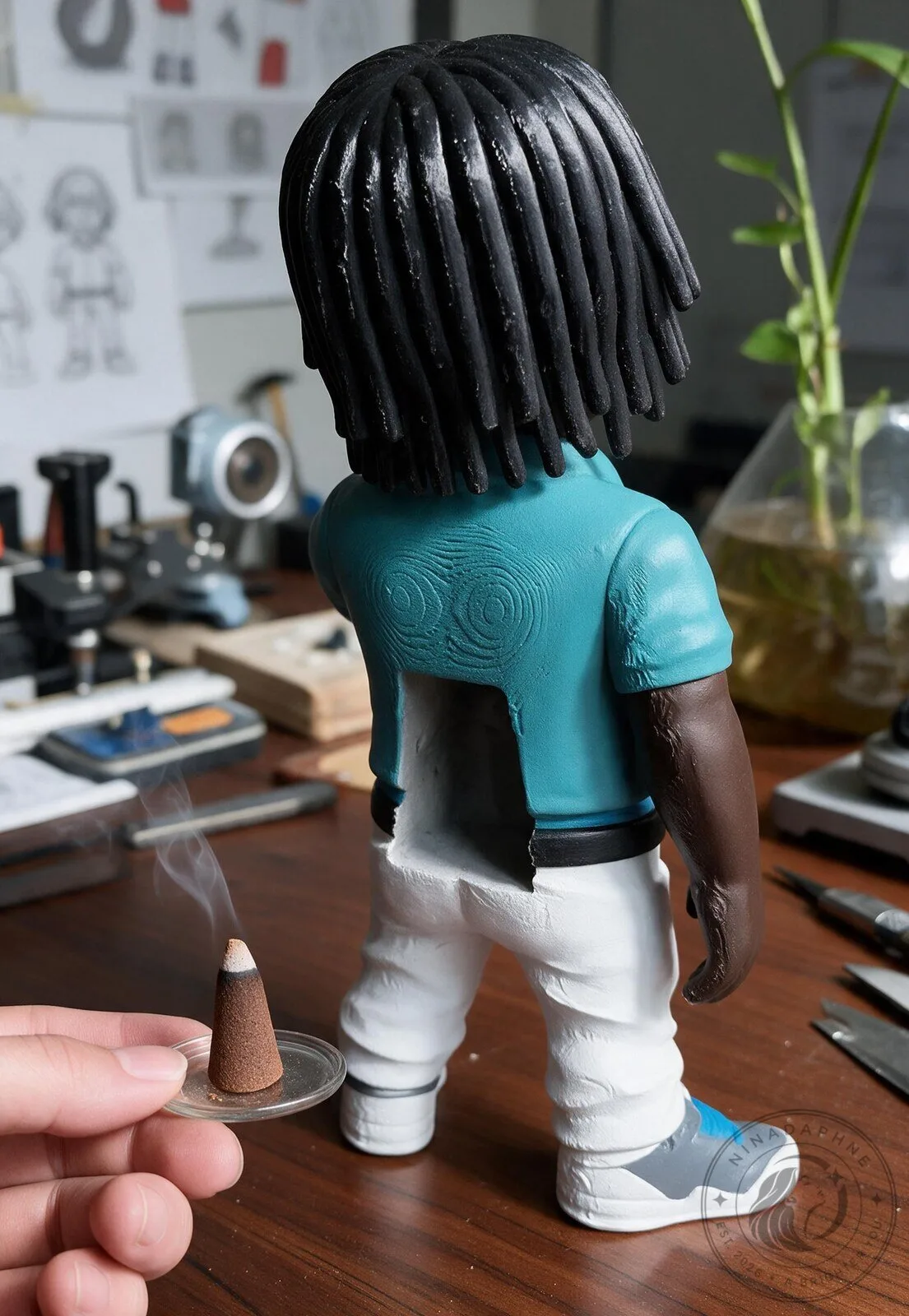 Chief Keef Incense Burner Figure Glory Boyz Smoking Man 13 Chief Keef Incense Burner Figure Glory Boyz Smoking Man