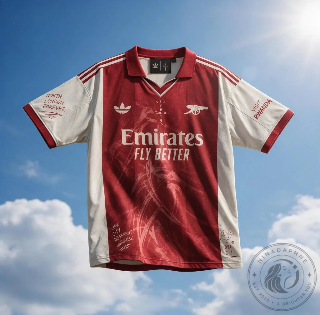 Travis Scott x Arsenal Home Jersey 2025 26 Travis Scott x Arsenal Home Jersey 2025 26