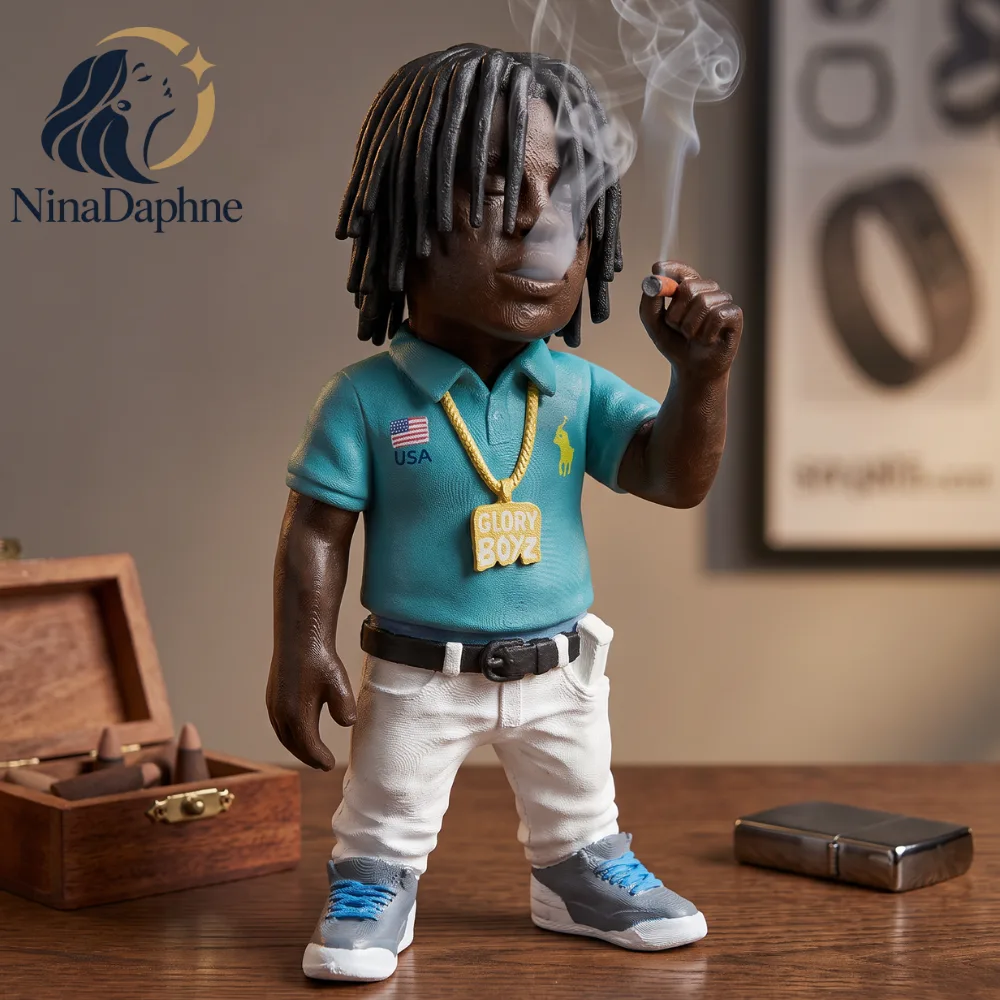 Chief Keef Incense Burner Figure Glory Boyz Smoking Man