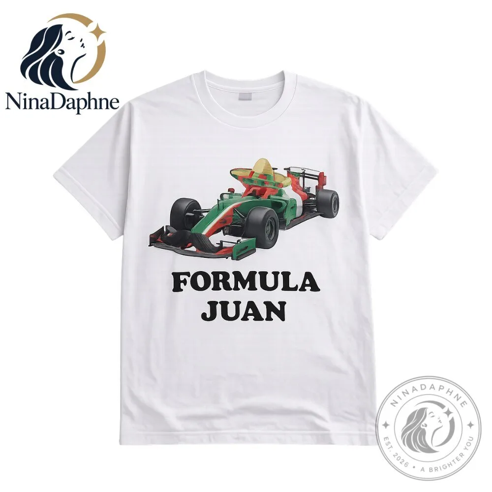 Formula Juan Racing Car Graphic T Shirt