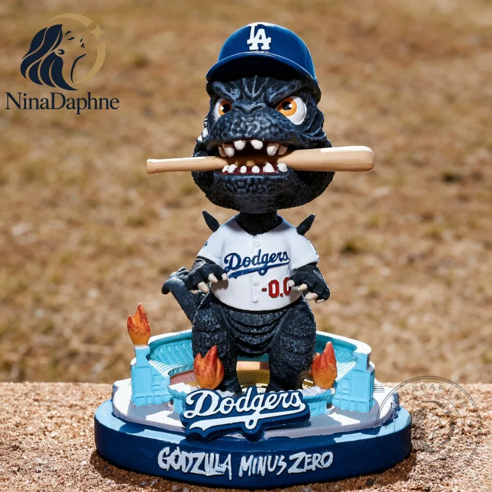 Godzilla Minus One x Los Angeles Dodgers Baseball Figure