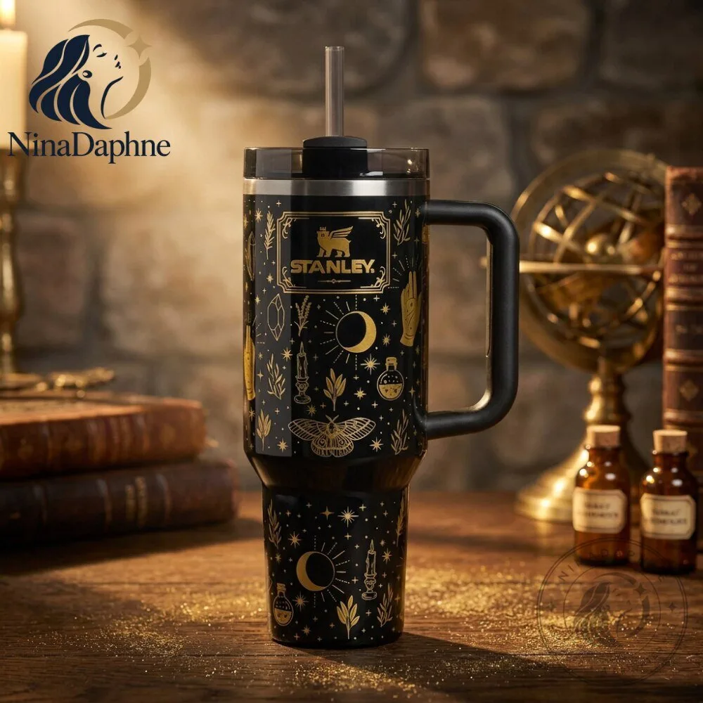 Stanley Halloween Quencher H2.0 FlowState Tumbler 40 OZ Black Magic 9 Stanley Halloween Quencher H2.0 FlowState Tumbler 40 OZ Black Magic