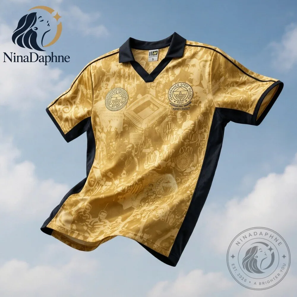 Fenerbahce Retro 100th Anniversary Jersey 2025 9 Fenerbahce Retro 100th Anniversary Jersey 2025