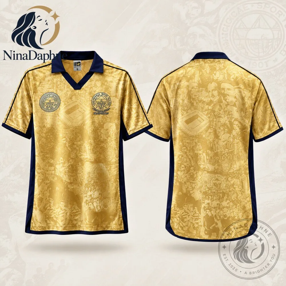 Fenerbahce Retro 100th Anniversary Jersey 2025 11 Fenerbahce Retro 100th Anniversary Jersey 2025