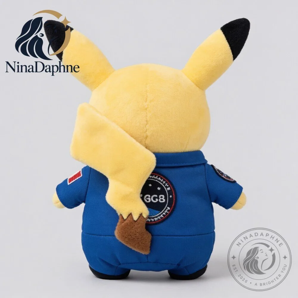 Pikachu ESA Astronaut Plush Toy Blue Space Suit Collectible 9 Pikachu ESA Astronaut Plush Toy Blue Space Suit Collectible