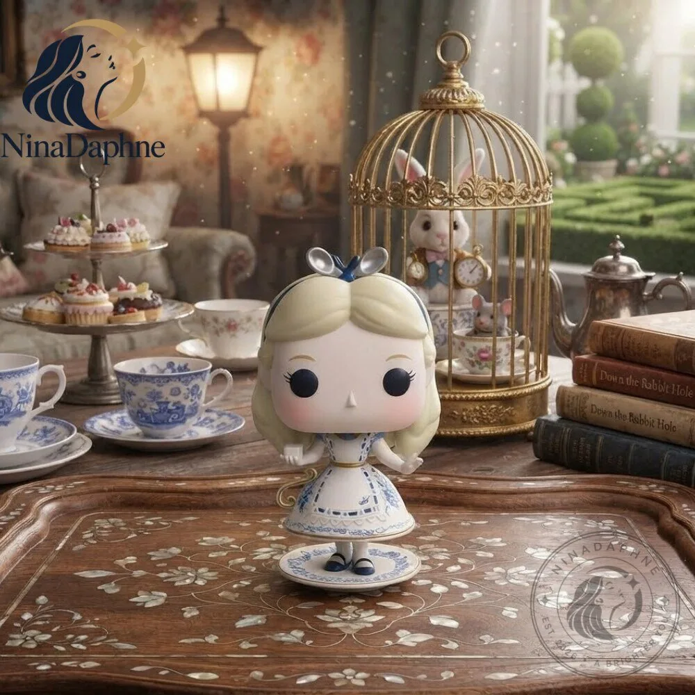 Funko Pop Disney Alice in Wonderland Alice Porcelain 9 Funko Pop Disney Alice in Wonderland Alice Porcelain