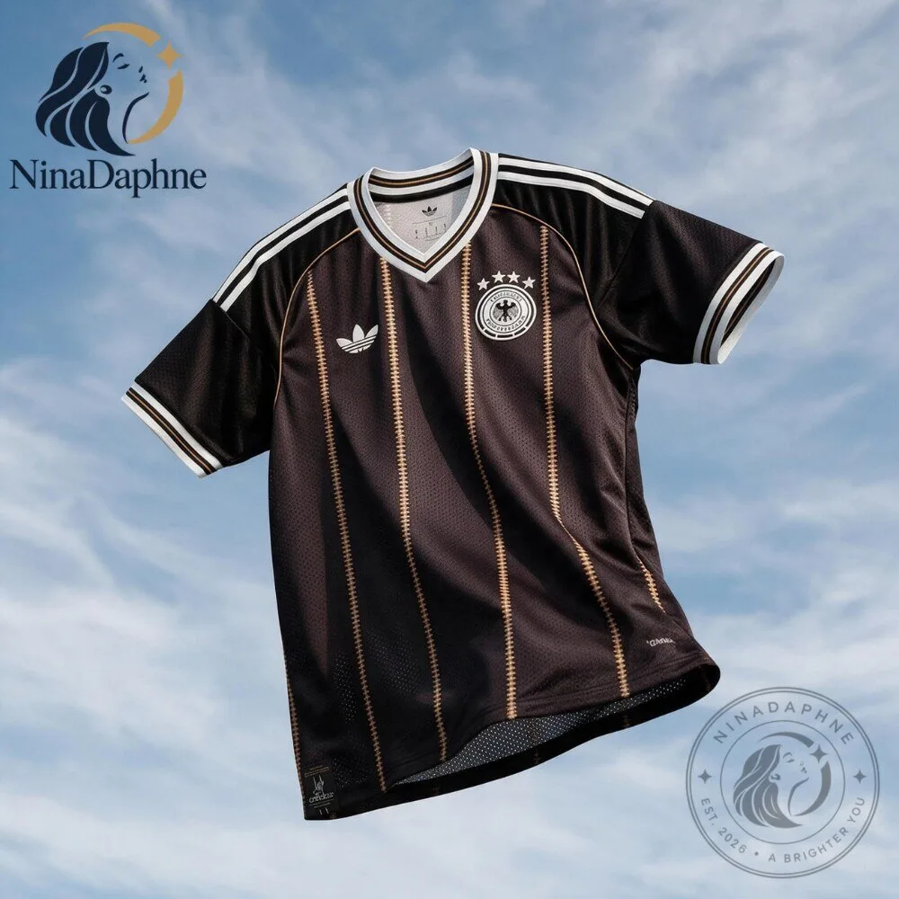 Adidas Germany 2026 Third Farewell Black Gold Soccer Jersey 11 Adidas Germany 2026 Third Farewell Black Gold Soccer Jersey