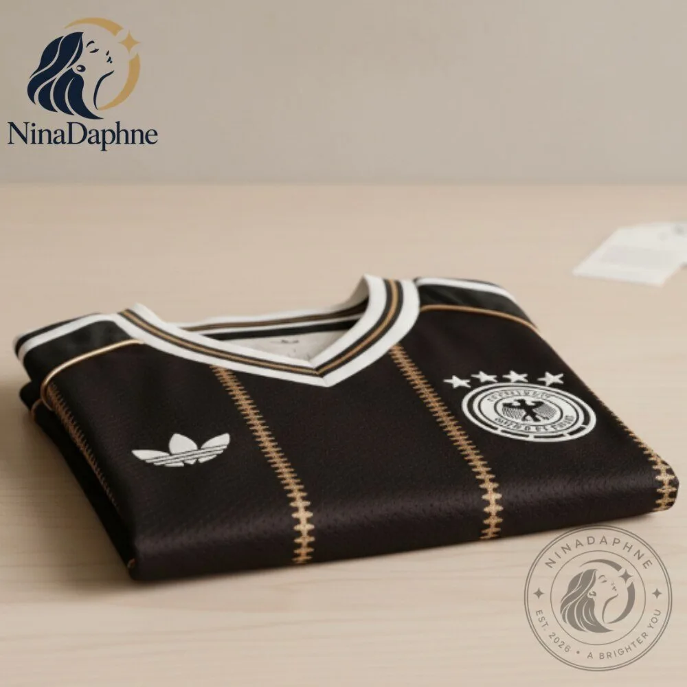 Adidas Germany 2026 Third Farewell Black Gold Soccer Jersey 13 Adidas Germany 2026 Third Farewell Black Gold Soccer Jersey