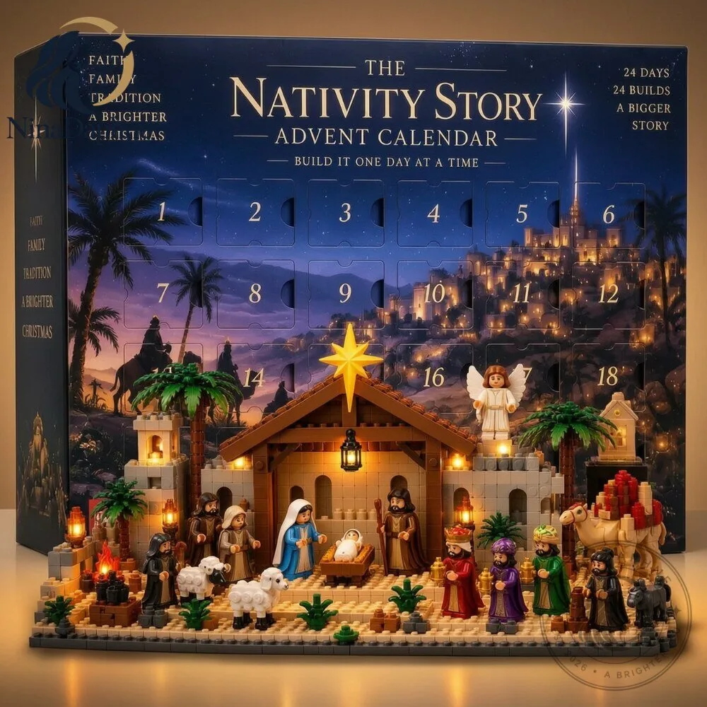 Nativity Story Advent Calendar 24 Day Building Blocks Set Christmas Nativity Scene 9 Nativity Story Advent Calendar 24 Day Building Blocks Set Christmas Nativity Scene