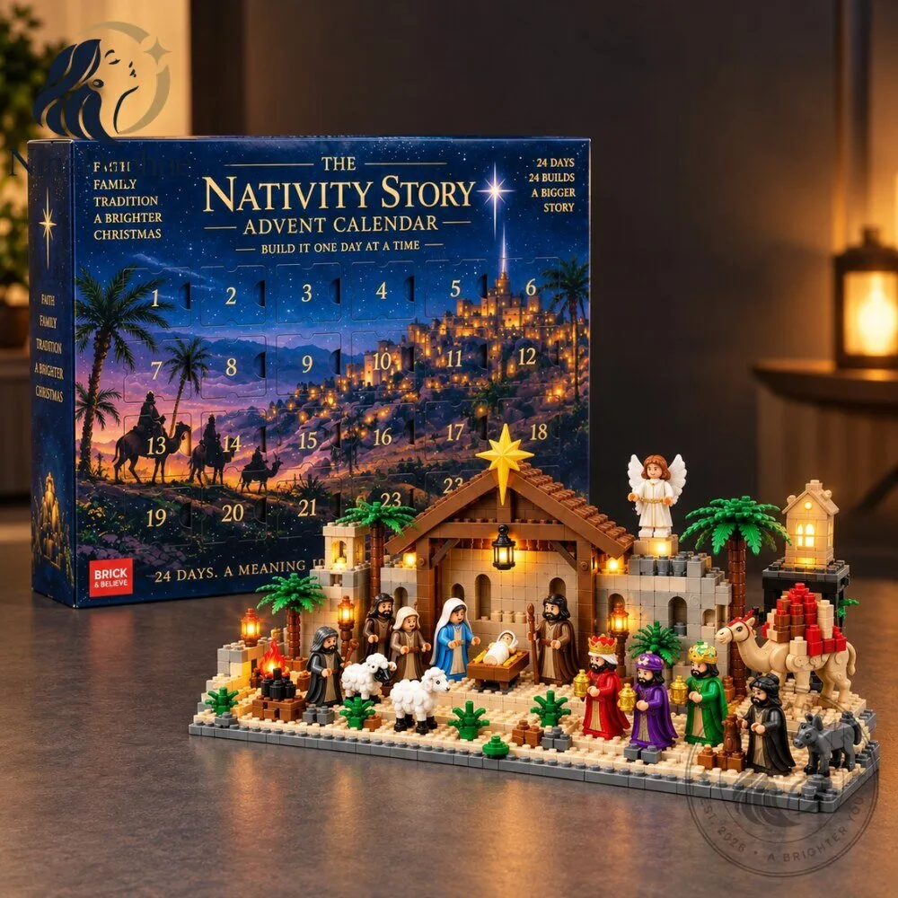 Nativity Story Advent Calendar 24 Day Building Blocks Set Christmas Nativity Scene 10 Nativity Story Advent Calendar 24 Day Building Blocks Set Christmas Nativity Scene