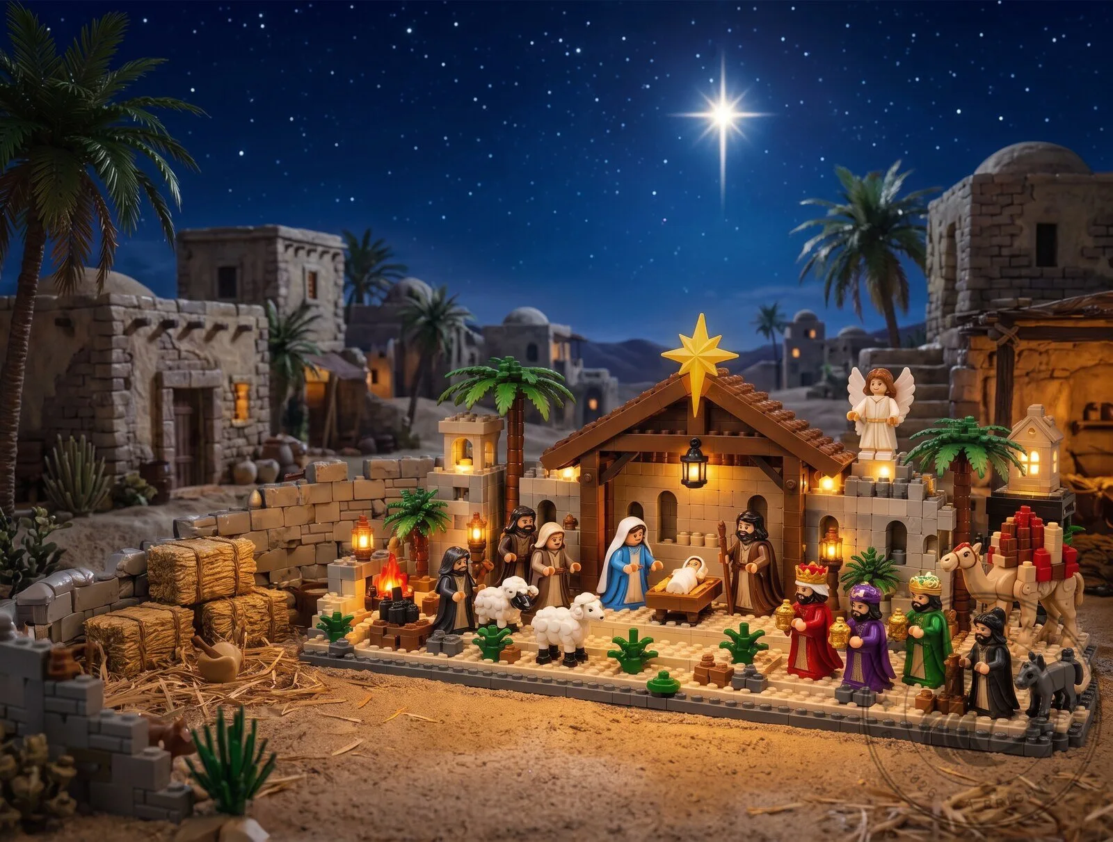 Nativity Story Advent Calendar 24 Day Building Blocks Set Christmas Nativity Scene 11 Nativity Story Advent Calendar 24 Day Building Blocks Set Christmas Nativity Scene