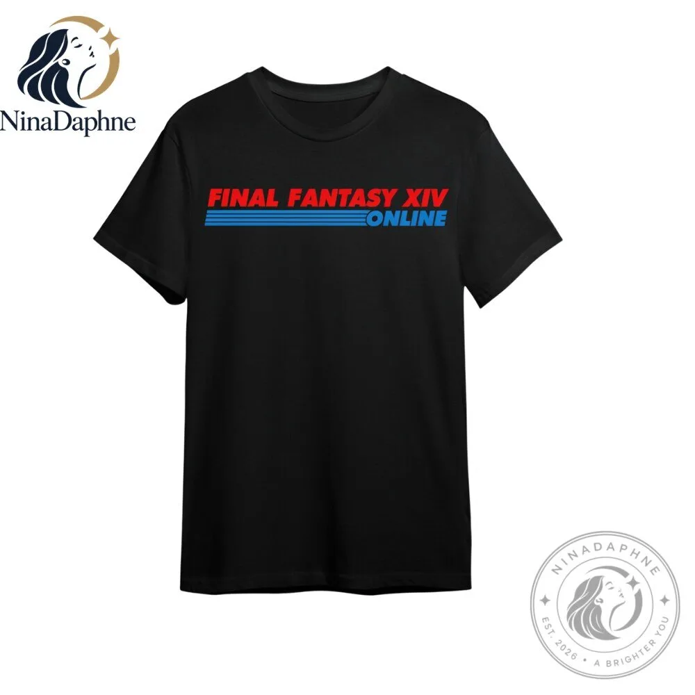Final Fantasy XIV Online Party Members Graphic Black T Shirt 8 Final Fantasy XIV Online Party Members Graphic Black T Shirt