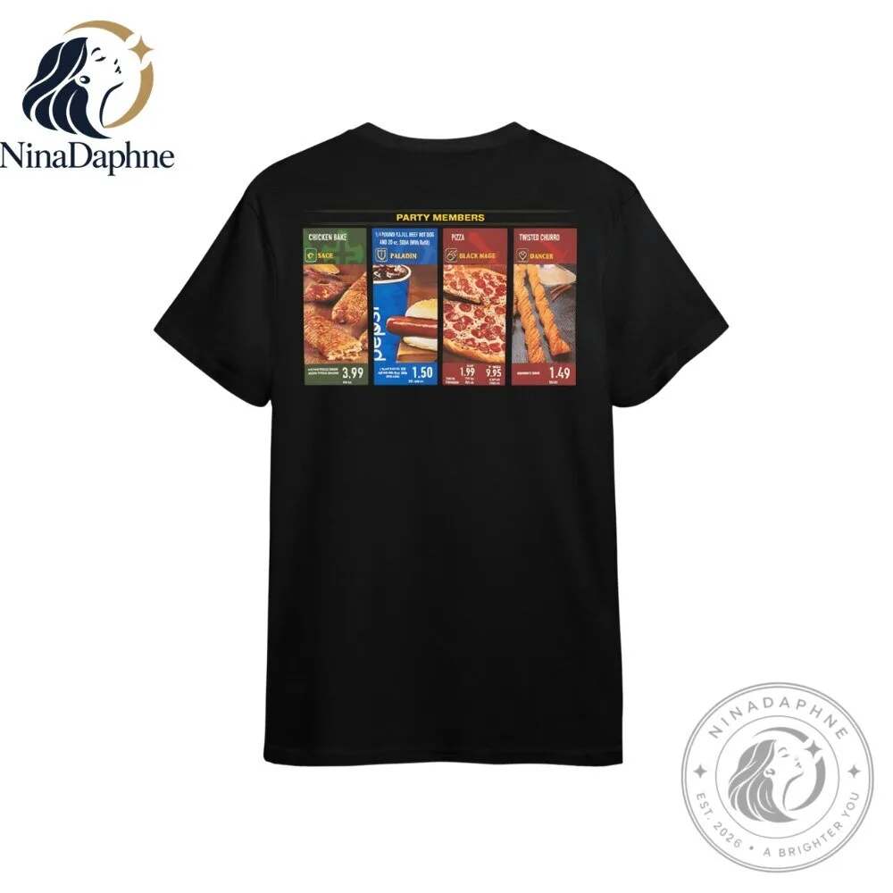 Final Fantasy XIV Online Party Members Graphic Black T Shirt 9 Final Fantasy XIV Online Party Members Graphic Black T Shirt