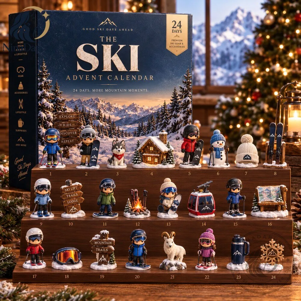 Ski Advent Calendar 24 Day Winter Sports Collectible Set 9 Ski Advent Calendar 24 Day Winter Sports Collectible Set