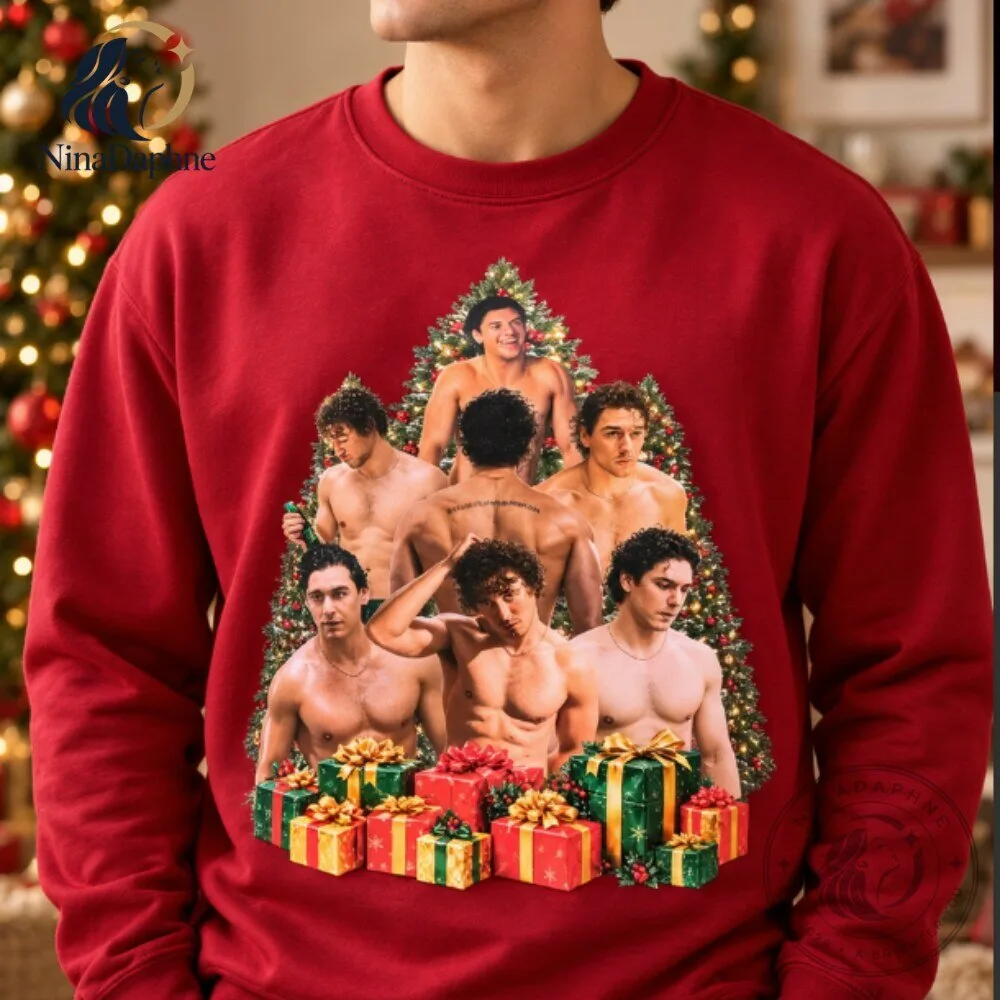 Off Campus Garrett Graham Christmas Tree Graphic Sweatshirt 9 Off Campus Garrett Graham Christmas Tree Graphic Sweatshirt