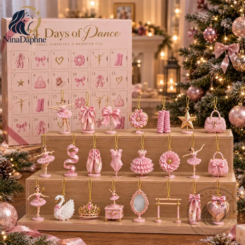 24 Days of Dance Advent Calendar 24 Piece Ballet Christmas Collectible Set