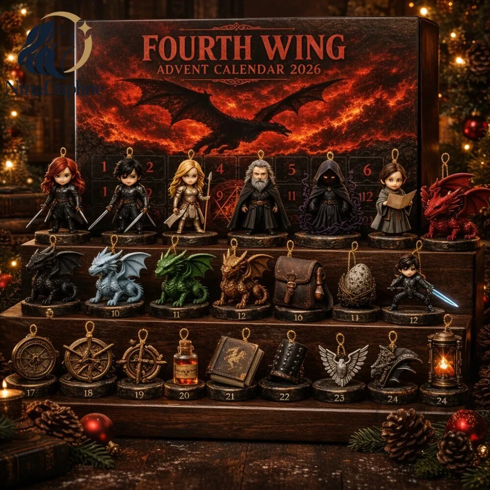 Fourth Wing Advent Calendar 2026 24 Day Fantasy Collectible Set