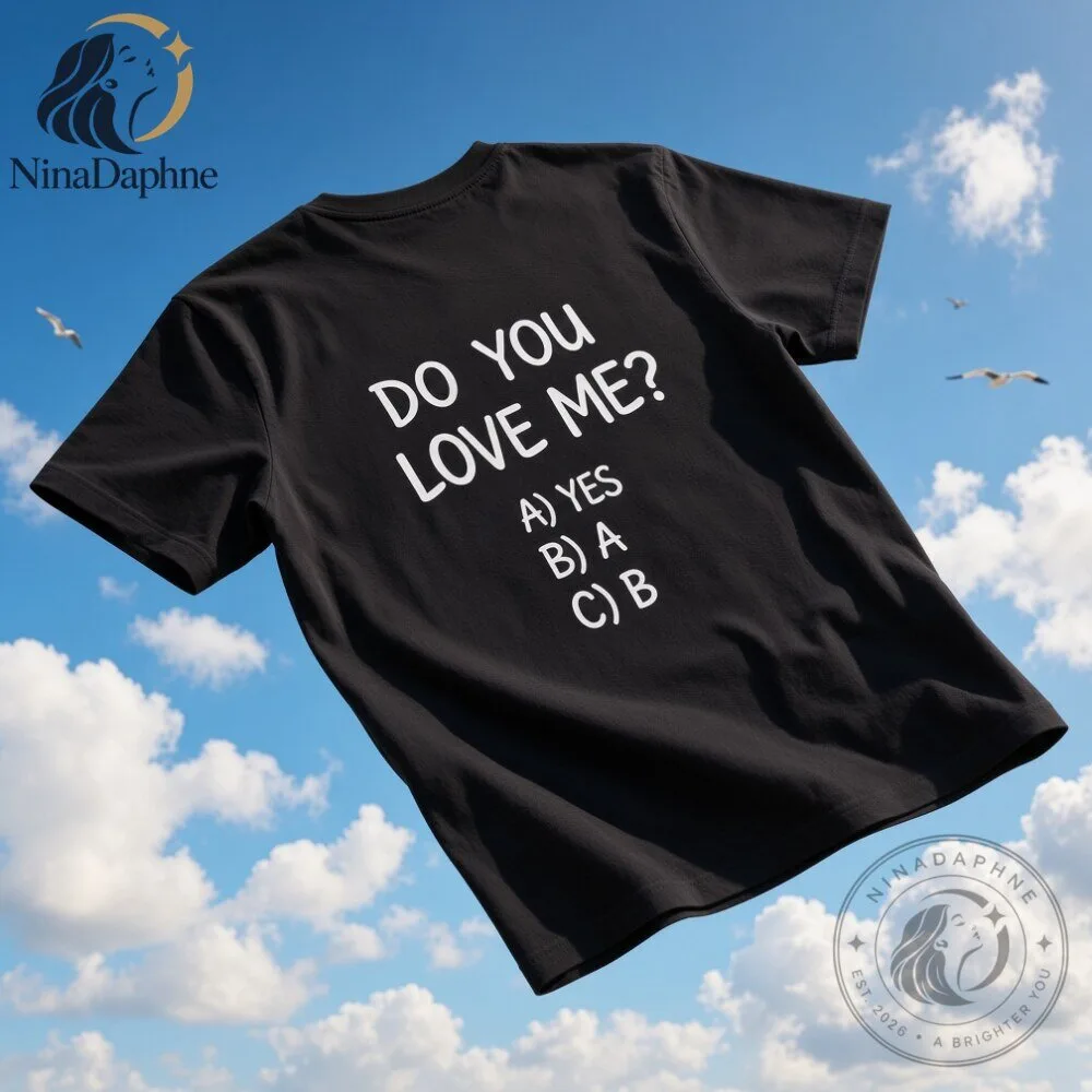 Do You Love Me Funny Question Graphic Black T Shirt 9 Do You Love Me Funny Question Graphic Black T Shirt