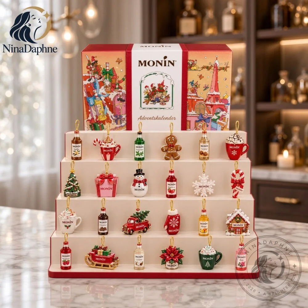 MONIN Advent Calendar 2026 24 Day Christmas Collectible Set