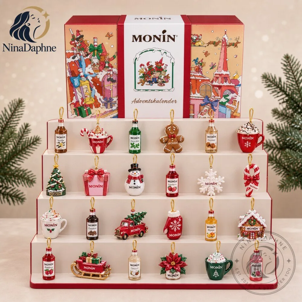 MONIN Advent Calendar 2026 24 Day Christmas Collectible Set 8 MONIN Advent Calendar 2026 24 Day Christmas Collectible Set