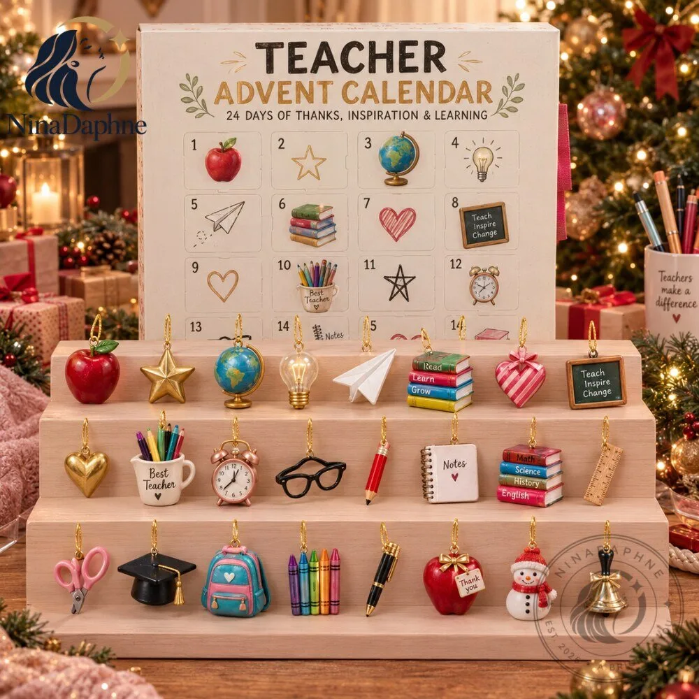Teacher Advent Calendar 2026 24 Days of Thanks Inspiration and Learning Gift Set 4 Teacher Advent Calendar 2026 24 Days of Thanks Inspiration and Learning Gift Set