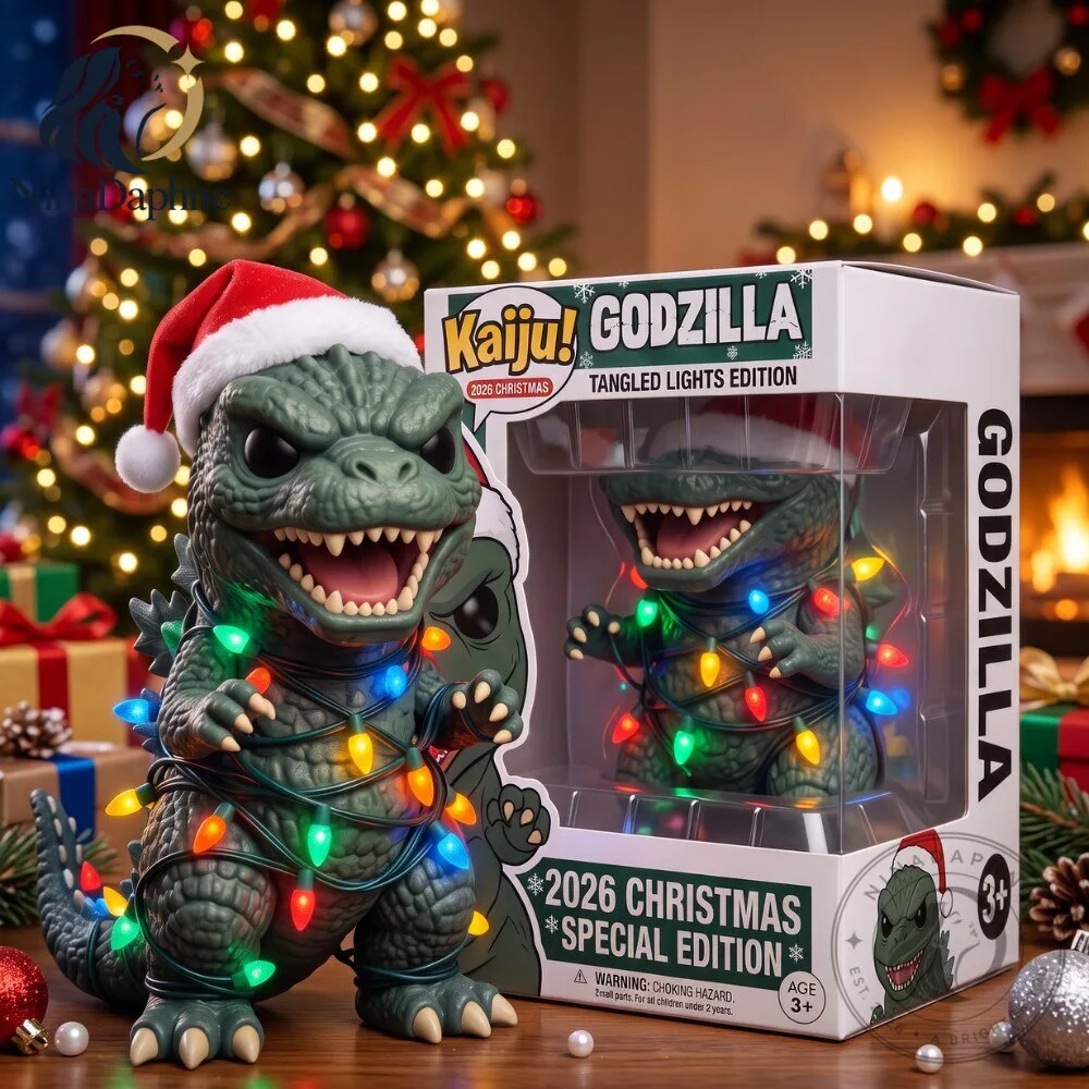 Godzilla Christmas 2026 Tangled Lights Vinyl Figure
