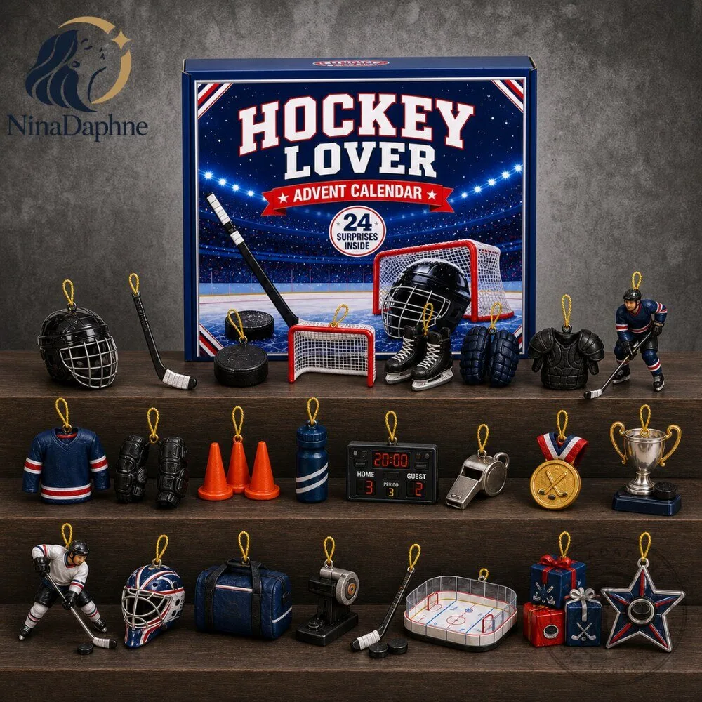 Hockey Lover Advent Calendar 2026 24 Piece Collectible Set