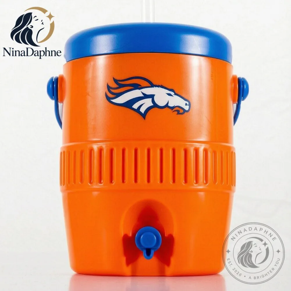 Denver Broncos Throwback Mini Cooler Cup 2026 8 Denver Broncos Throwback Mini Cooler Cup with Straw 2026