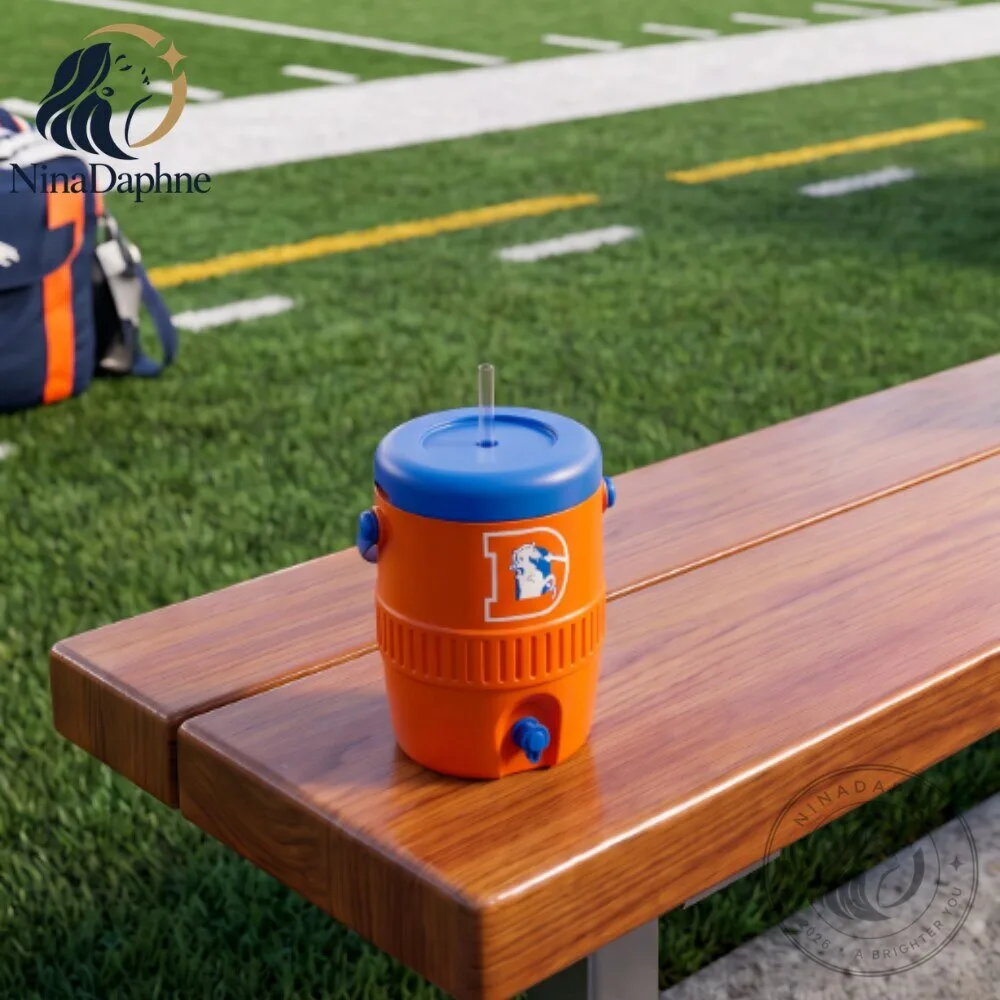 Denver Broncos Throwback Mini Cooler Cup 2026 9 Denver Broncos Throwback Mini Cooler Cup with Straw 2026