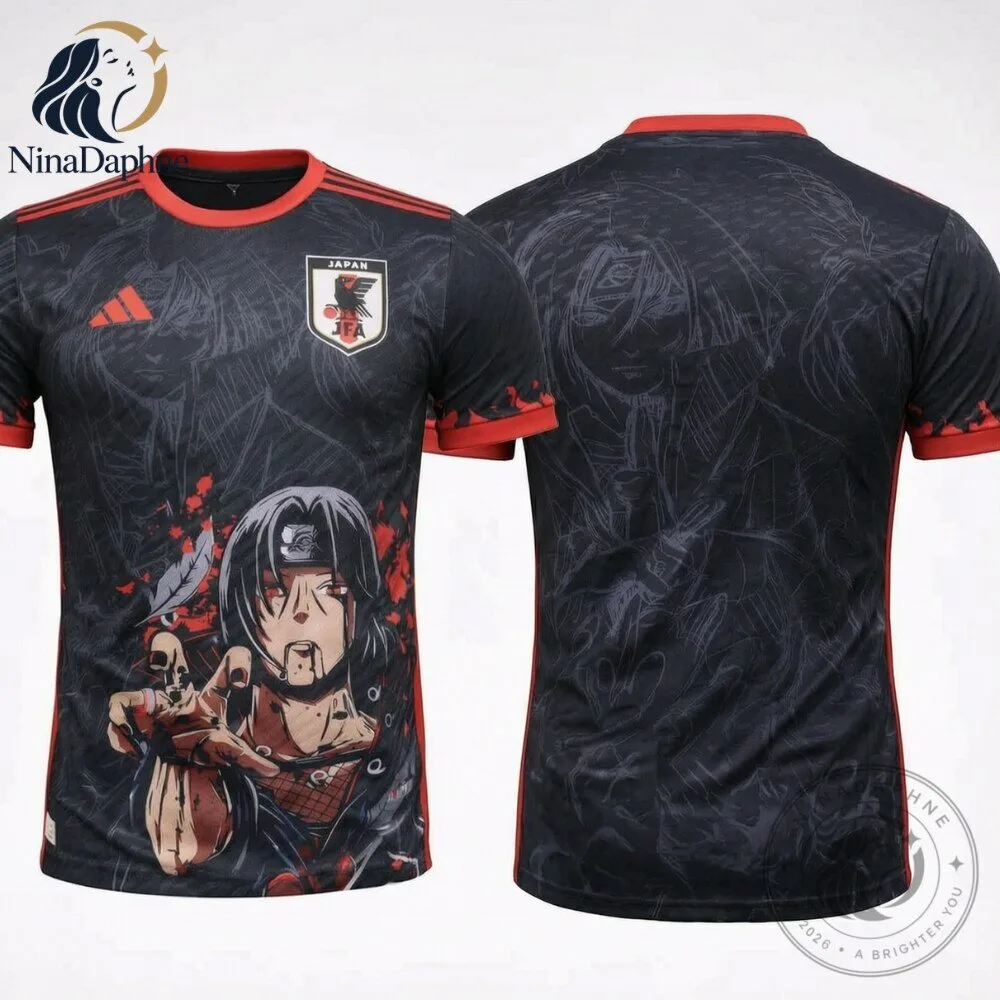 Japan National Team Itachi Uchiha Anime Soccer Jersey