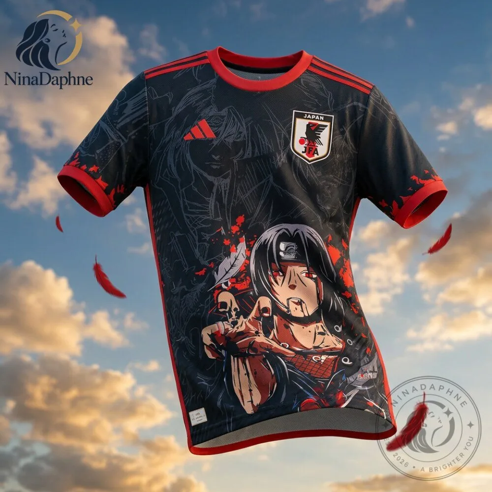 Japan National Team Itachi Uchiha Anime Soccer Jersey 9 Japan National Team Itachi Uchiha Anime Soccer Jersey