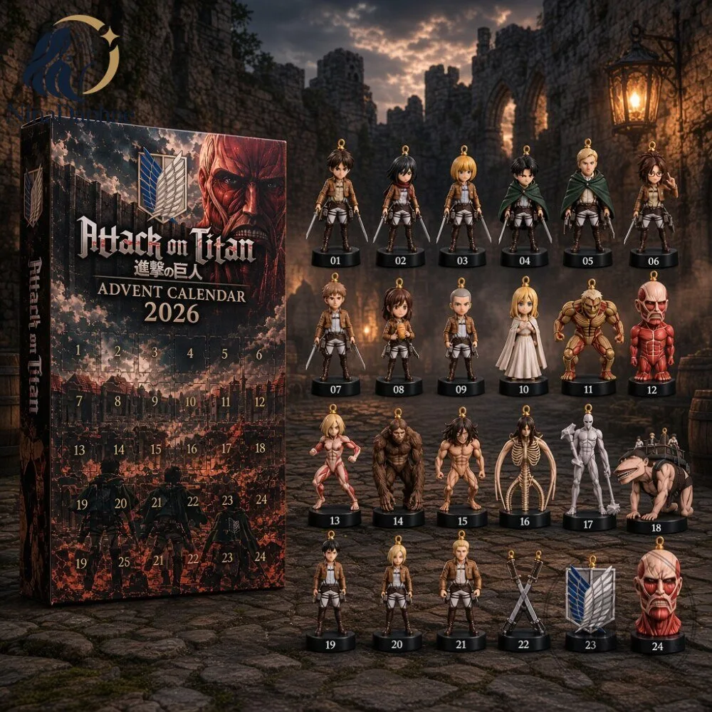 Attack on Titan 2026 Advent Calendar 24 Piece Collectible Set