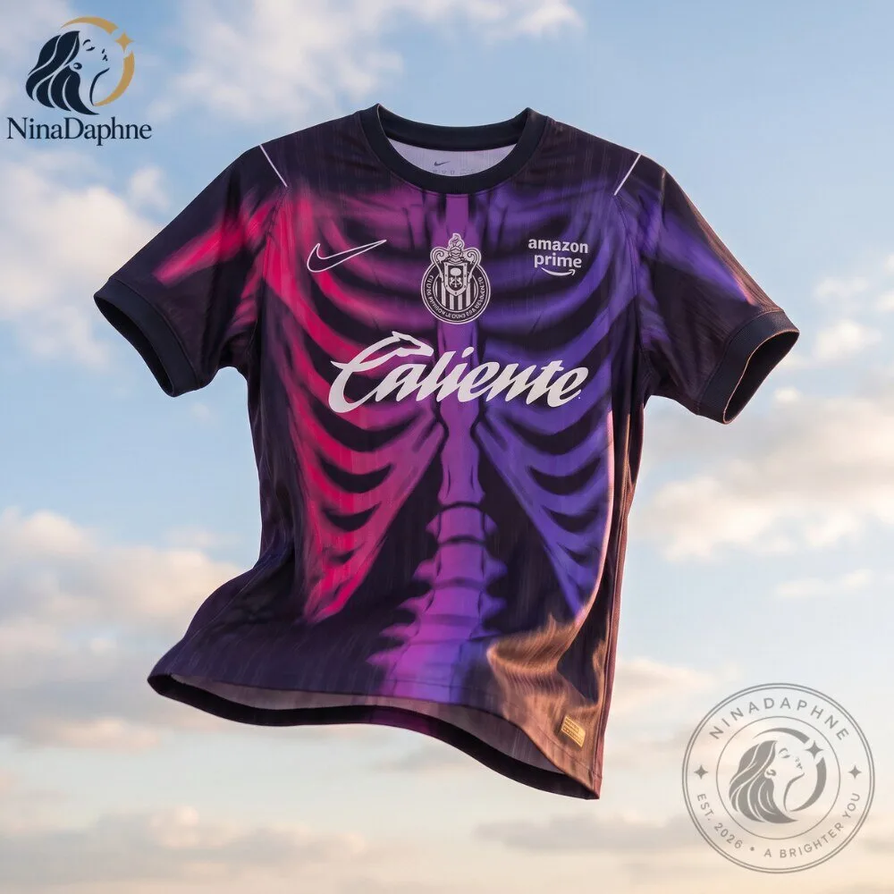 Chivas x Nike Dia de Muertos 2026 Fourth Kit Soccer Jersey 8 Chivas x Nike Dia de Muertos 2026 Fourth Kit Soccer Jersey
