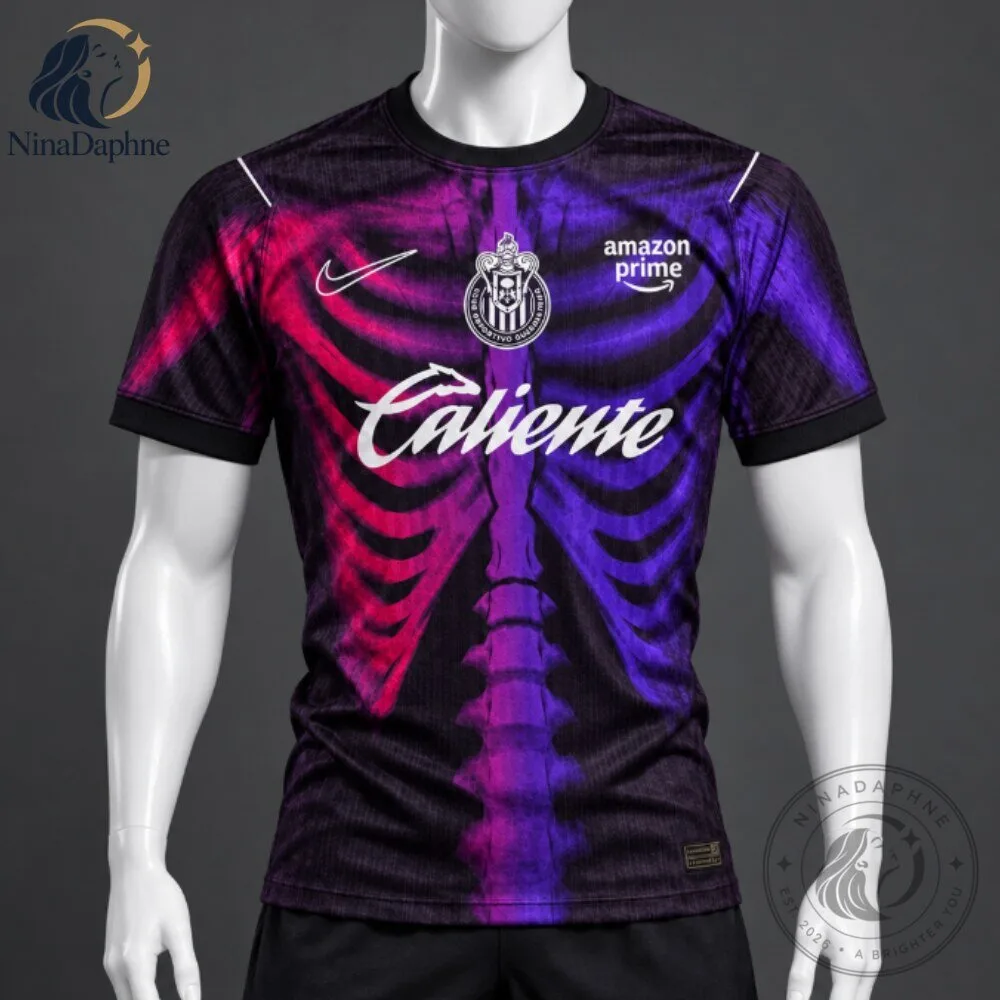 Chivas x Nike Dia de Muertos 2026 Fourth Kit Soccer Jersey 9 Chivas x Nike Dia de Muertos 2026 Fourth Kit Soccer Jersey