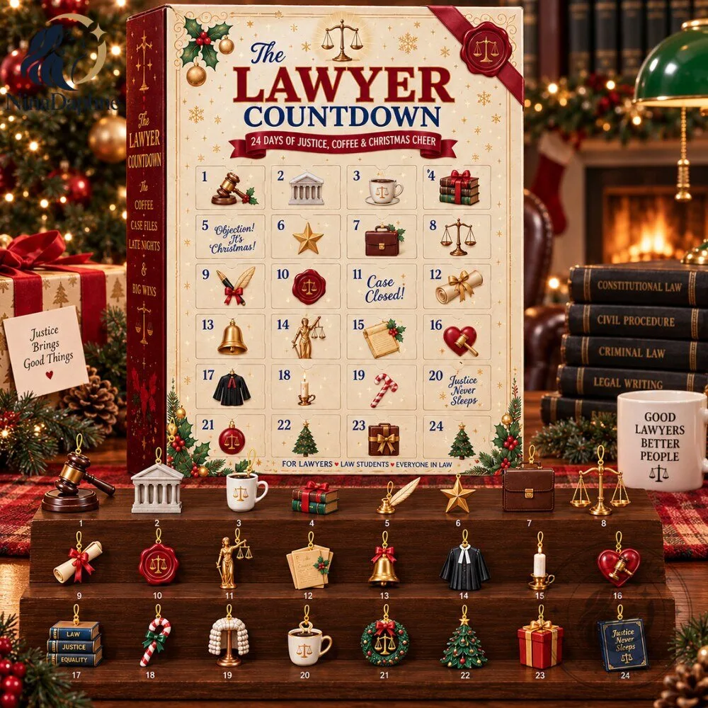 The Lawyer Countdown Advent Calendar 2026 – 24 Days of Legal-Themed Christmas Collectibles