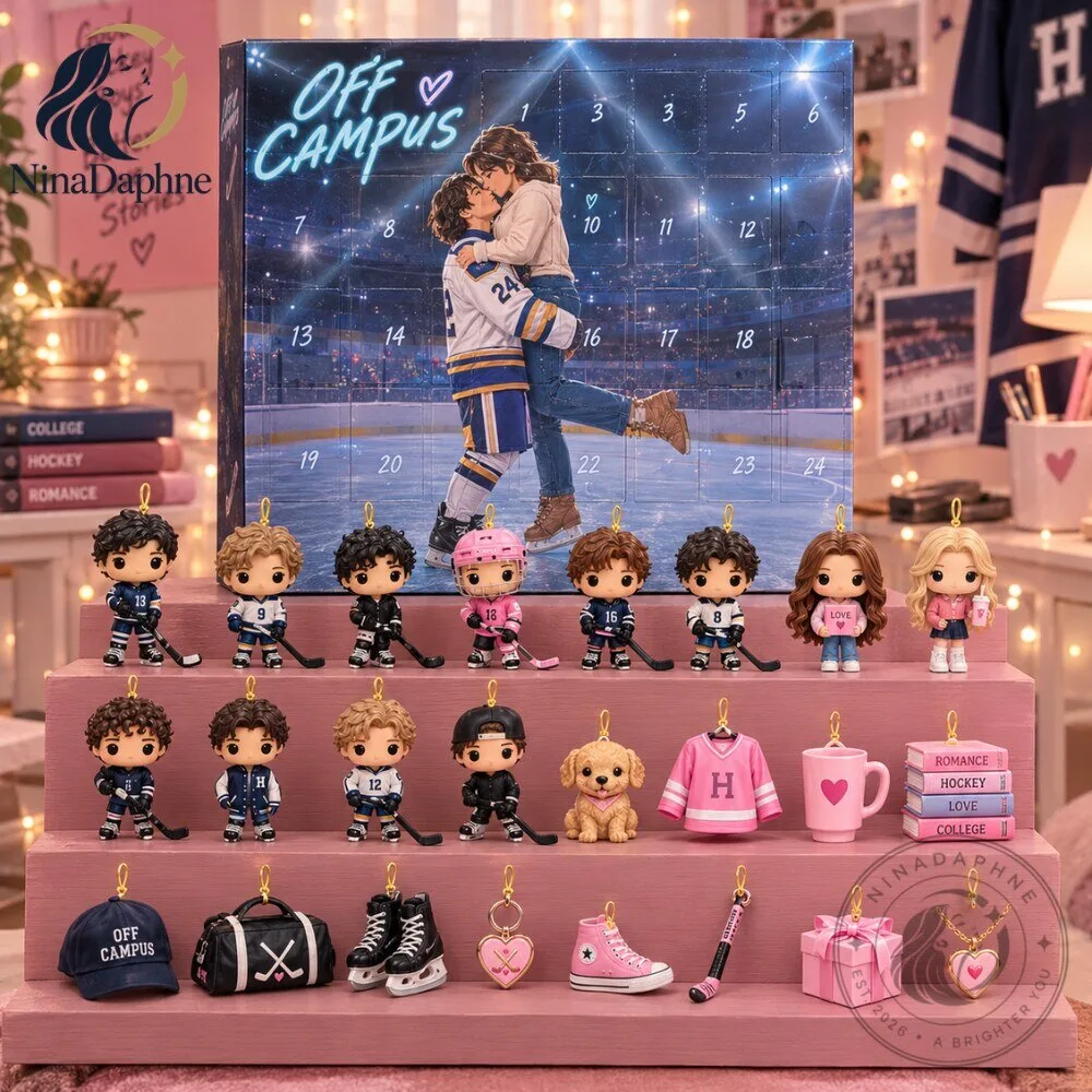Off Campus Advent Calendar 2026 24 Days Collectible Figures and Hockey Accessories