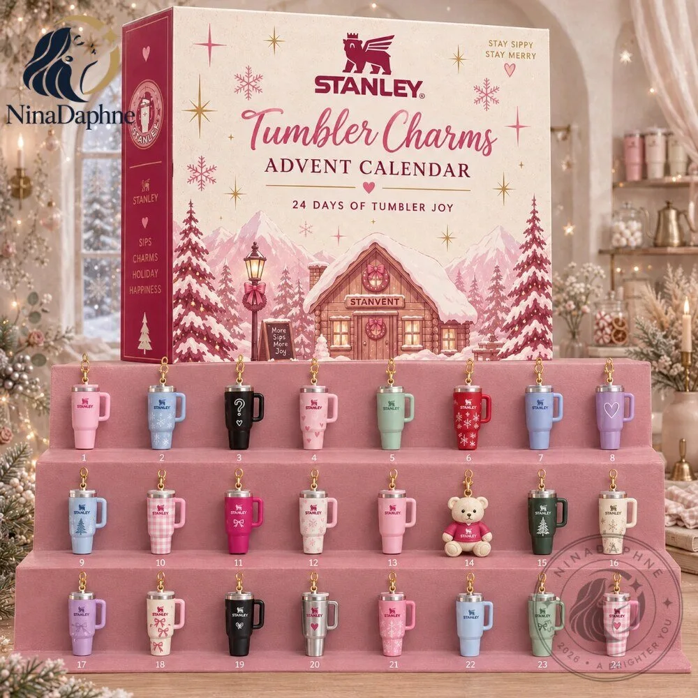 Stanley Tumbler Charms Advent Calendar 2026 24 Days of Mini Tumbler Charms